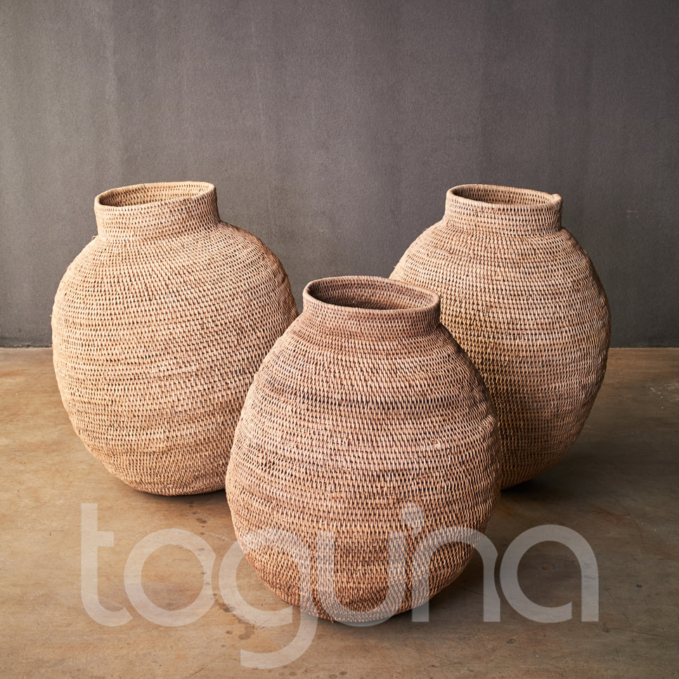 BUHERA BASKET (ZIMBABWE) CONTAINER 60-80H NATURAL