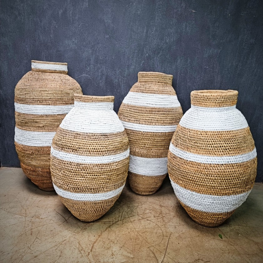 buhera striped basket