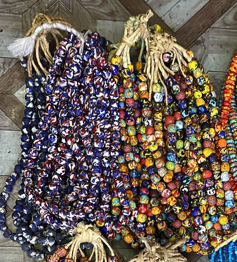 TRADE BEAD (GHANA) RND SP