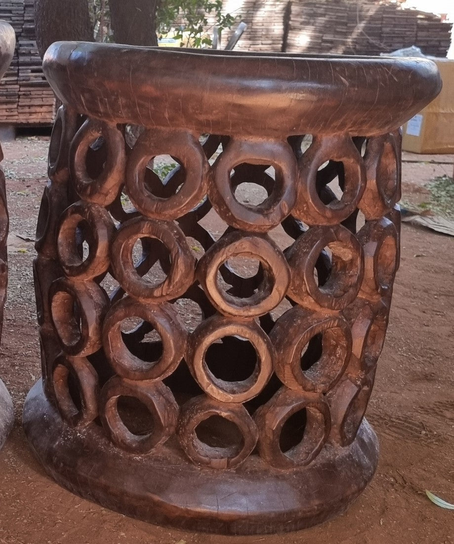 STOOL/SIDE-TABLE (CAMEROON) 50D 60H