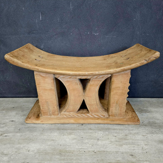 ASANTI STOOL (GHANA) LRG SP