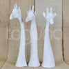 GIRAFFE HEAD (SWAZILAND) 60H WHITEWASH