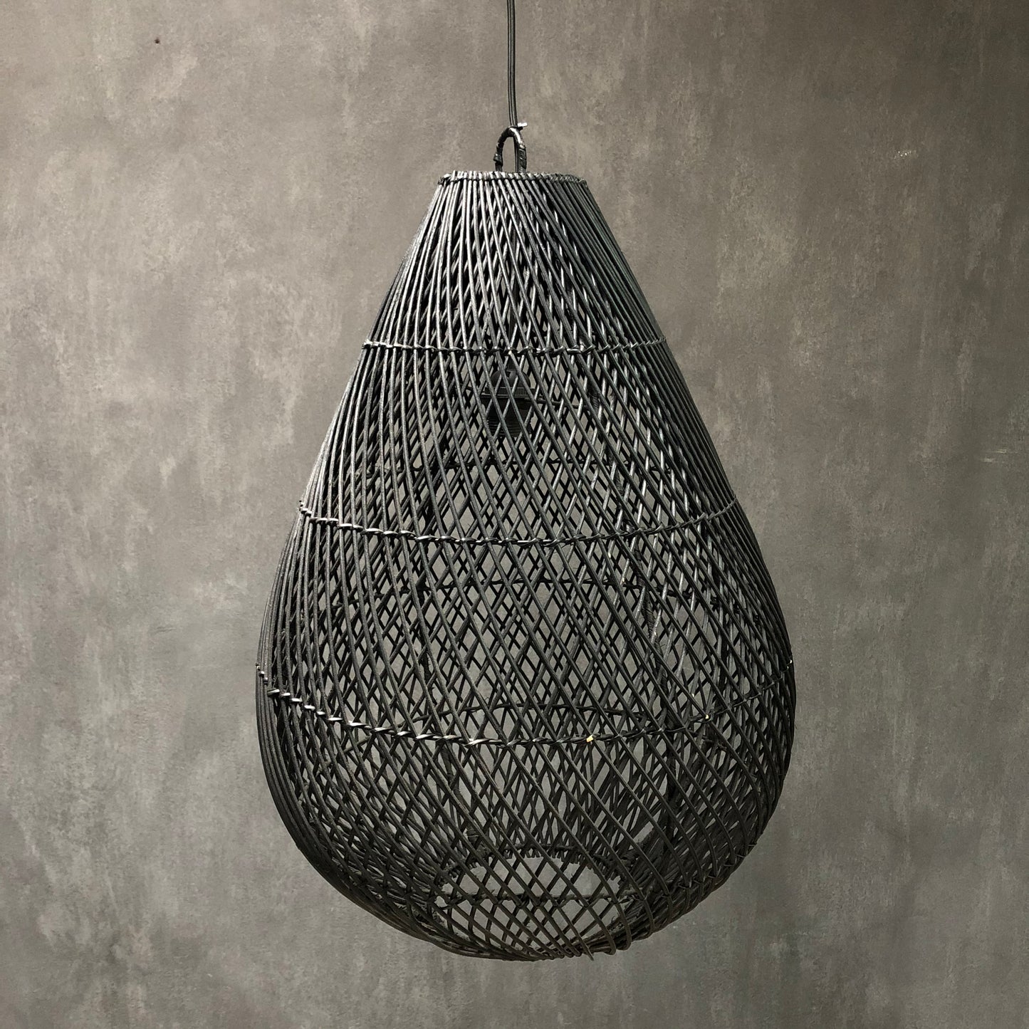 RATTAN LAMPSHADE (INDONESIA) DROP 45L 45W 70H NAT