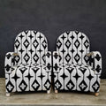 YORUBA ARMCHAIR (NIGERIA) 63L 63W 94H BEADED 1/2