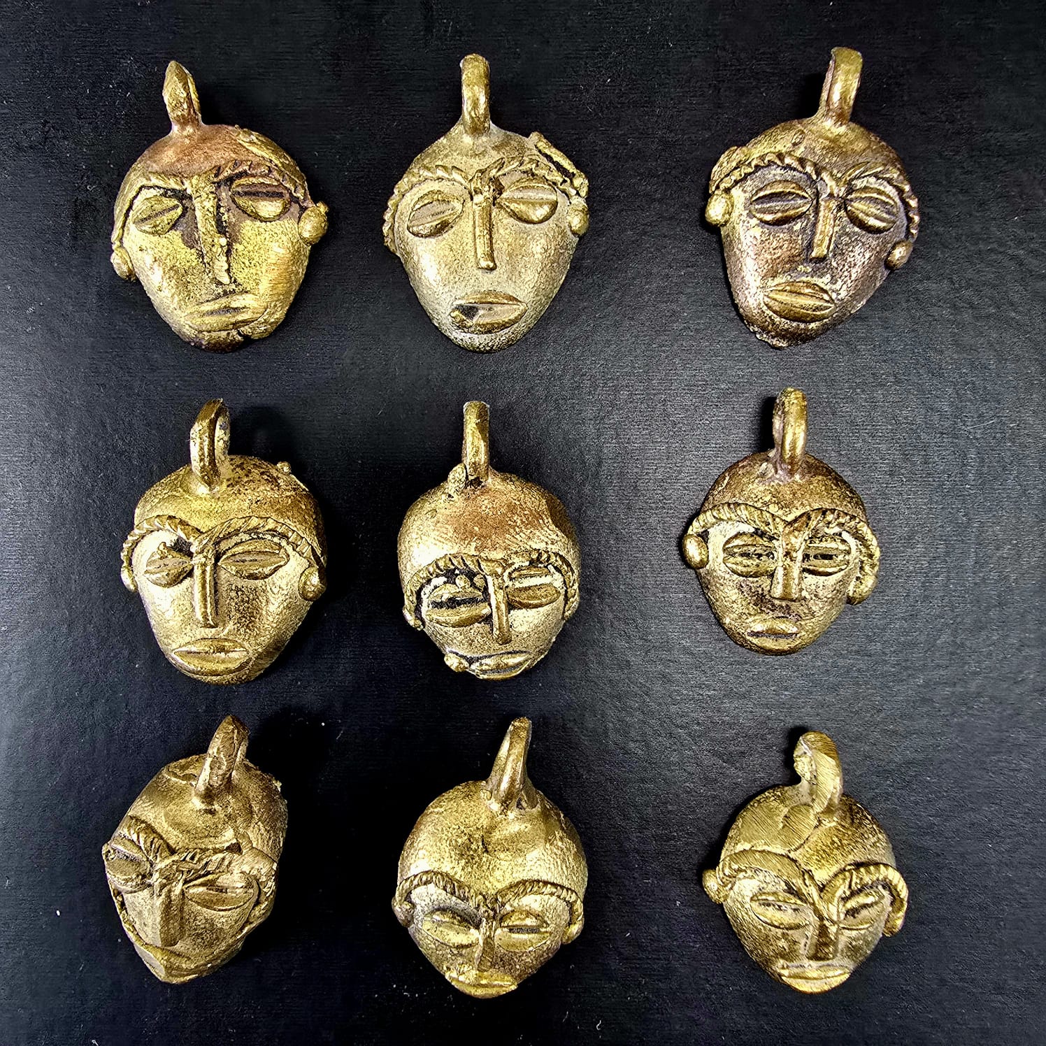 BAULE BRASS PENDANT (IVORY COAST) XS