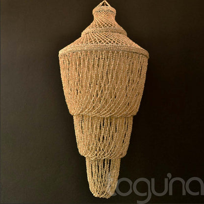 SHELL CHANDELIER (INDONESIA) LARGE 90H
