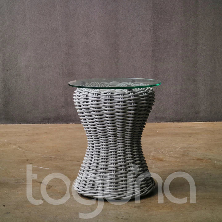 BALINESE STOOL (INDONESIA) WOVEN 40L 40W 45H NAT
