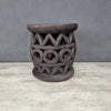 STOOL/SIDE-TABLE (CAMEROON) 40D 40H DARK