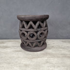 STOOL/SIDE-TABLE (CAMEROON) 40D 40H DARK