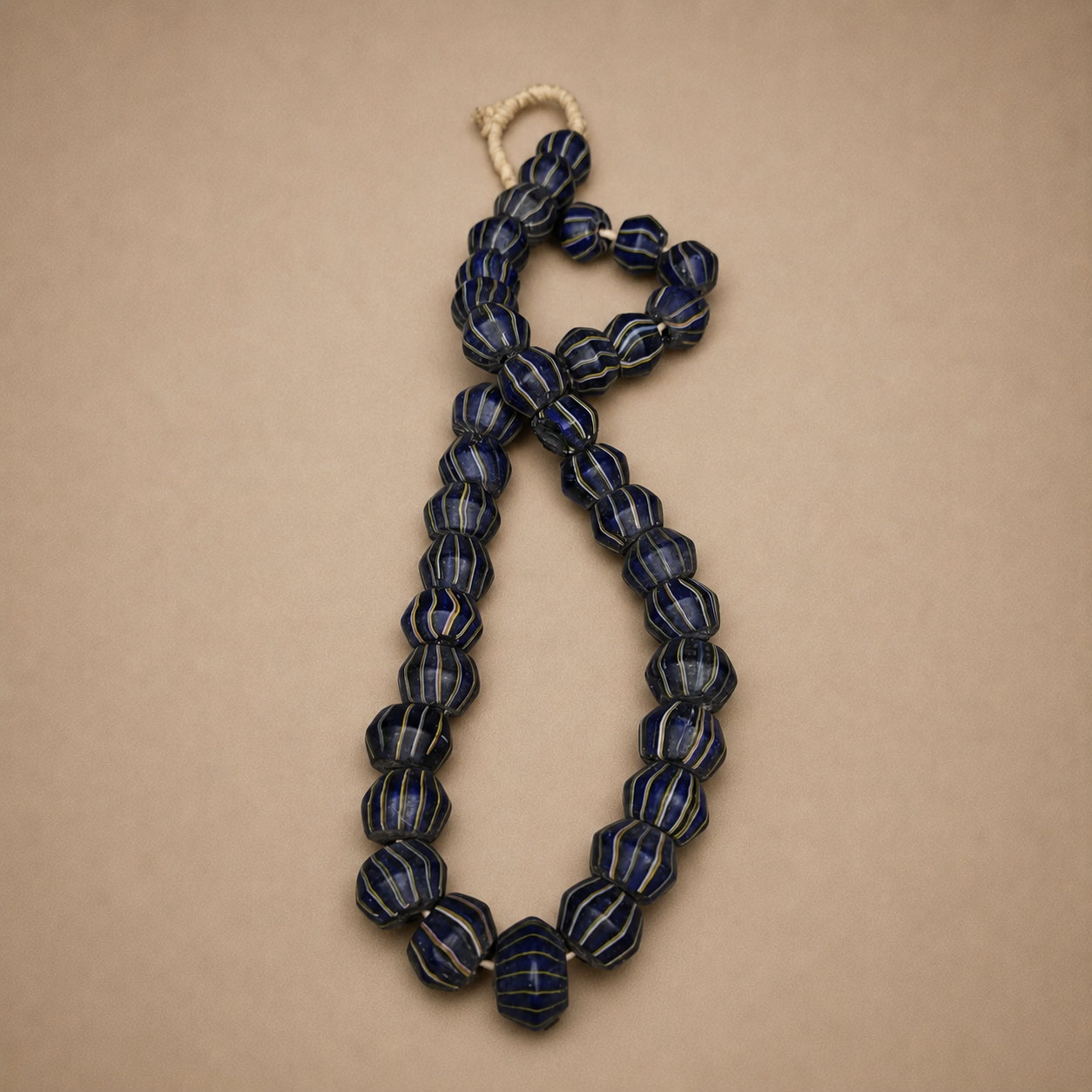 HAUSA GLASS BEAD (NIGERIA) BLU SP