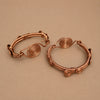 BANGLE WOVEN WIRE (KENYA) COPP CLASP