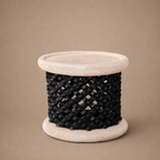 BAMILEKE STOOL/SIDE-TABLE (CAMEROON) 50D 43H CUSTOM