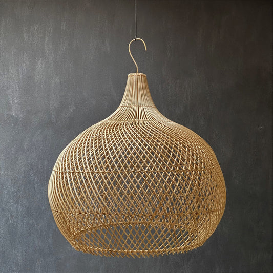 RATTAN LAMPSHADE (INDONESIA) SHADE 60L 60W 70H NAT