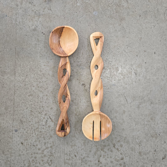 SALAD SERVERS (KENYA) 25L TWIST