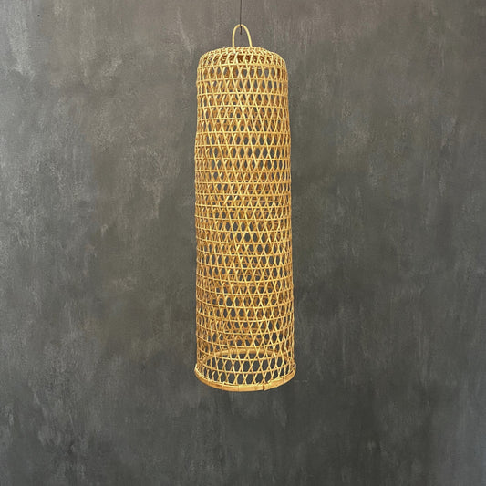 BAMBOO LAMPSHADE (INDONESIA) PIPE 25L 25W 85H NAT