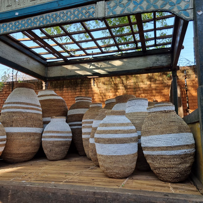 buhera striped basket