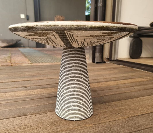 BLOOM PLATTER (SOUTH AFRICA) BEADED SML