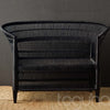 CHAIR LOVESEAT (MALAWI) 110L 59W 84H DRK