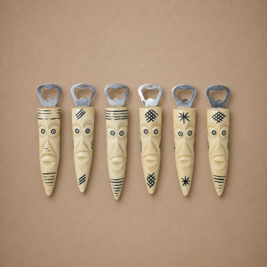 BOTTLE OPENER KENYA BONE WHITE