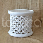BAMILEKE STOOL/SIDE-TABLE (CAMEROON) 40D 40H CUSTOM