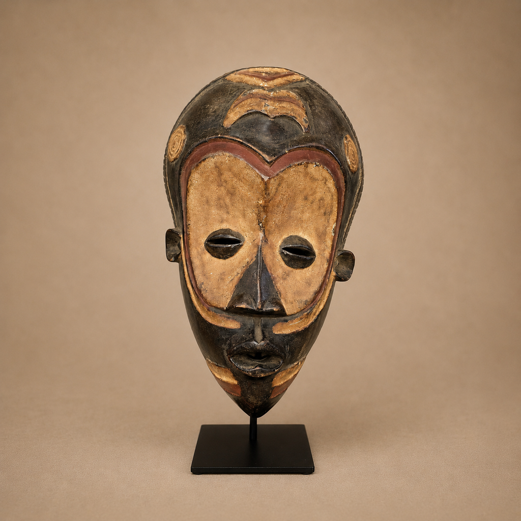 CHOKWE MASK (REPUBLIC OF CONGO) 33-38H