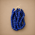 Recycled Glass Necklace Ghana Extra-Large Blue - African Curio at Togu'na