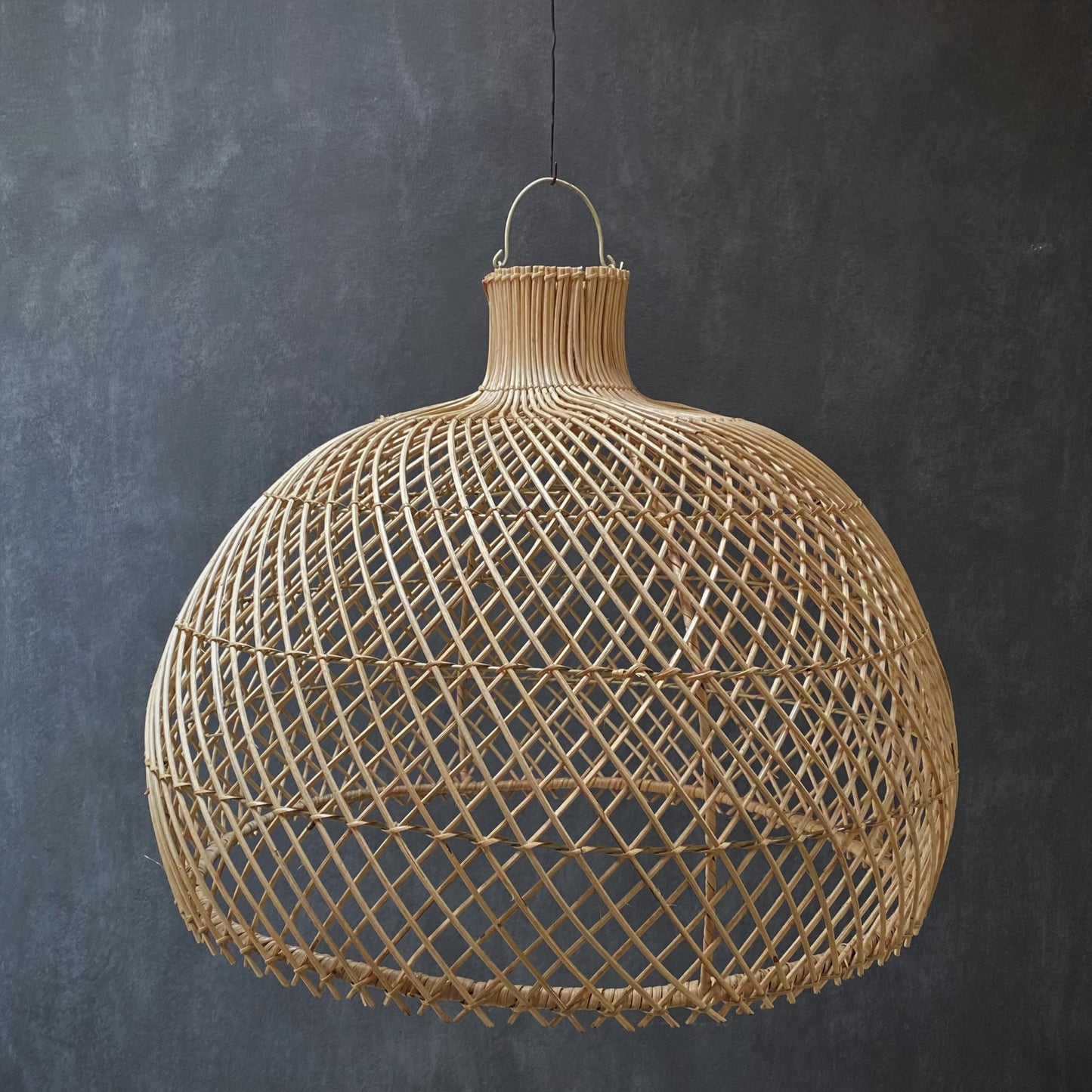 RATTAN LAMPSHADE (INDONESIA) SHADE 60L 60W 70H NAT
