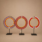 MAASAI BEAD COLLAR (KENYA) 22W 25H