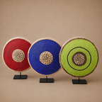 DECORATIVE SHIELD (CAMEROON) 30D BEADED