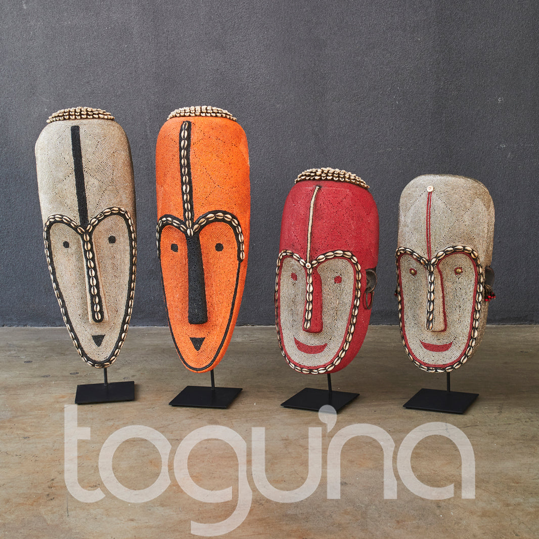 DECORATIVE BEADED M MASK