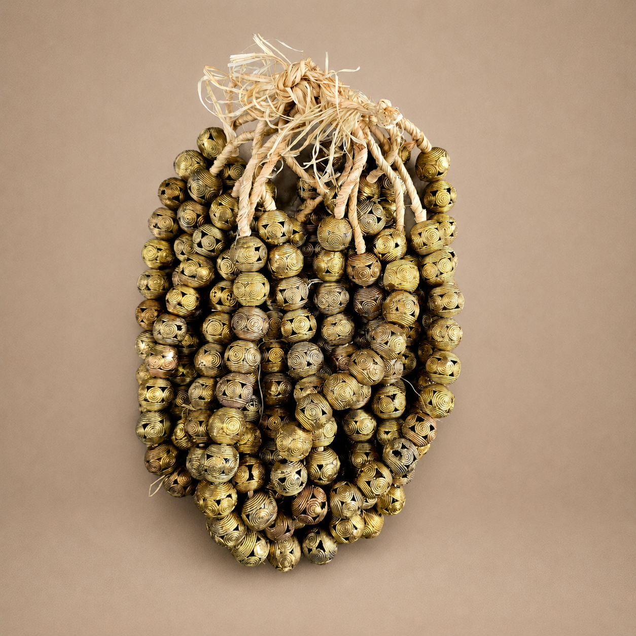 BAULE BRASS BEAD (IVORY COAST) MED