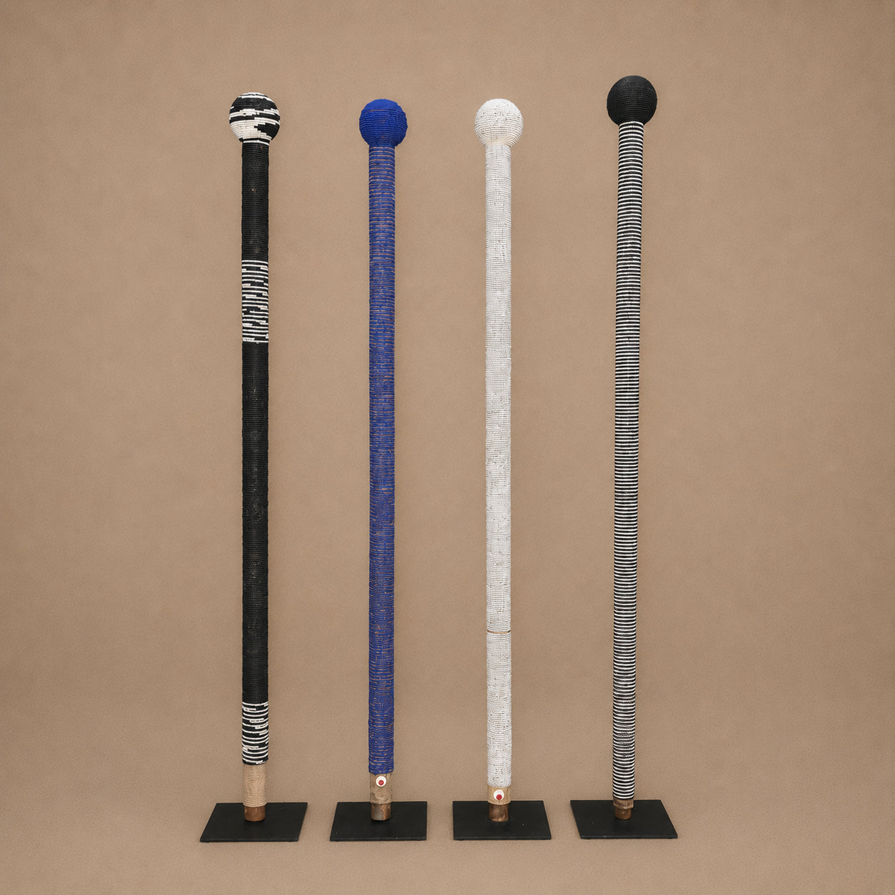WALKING STICK (CAMEROON) BEADED