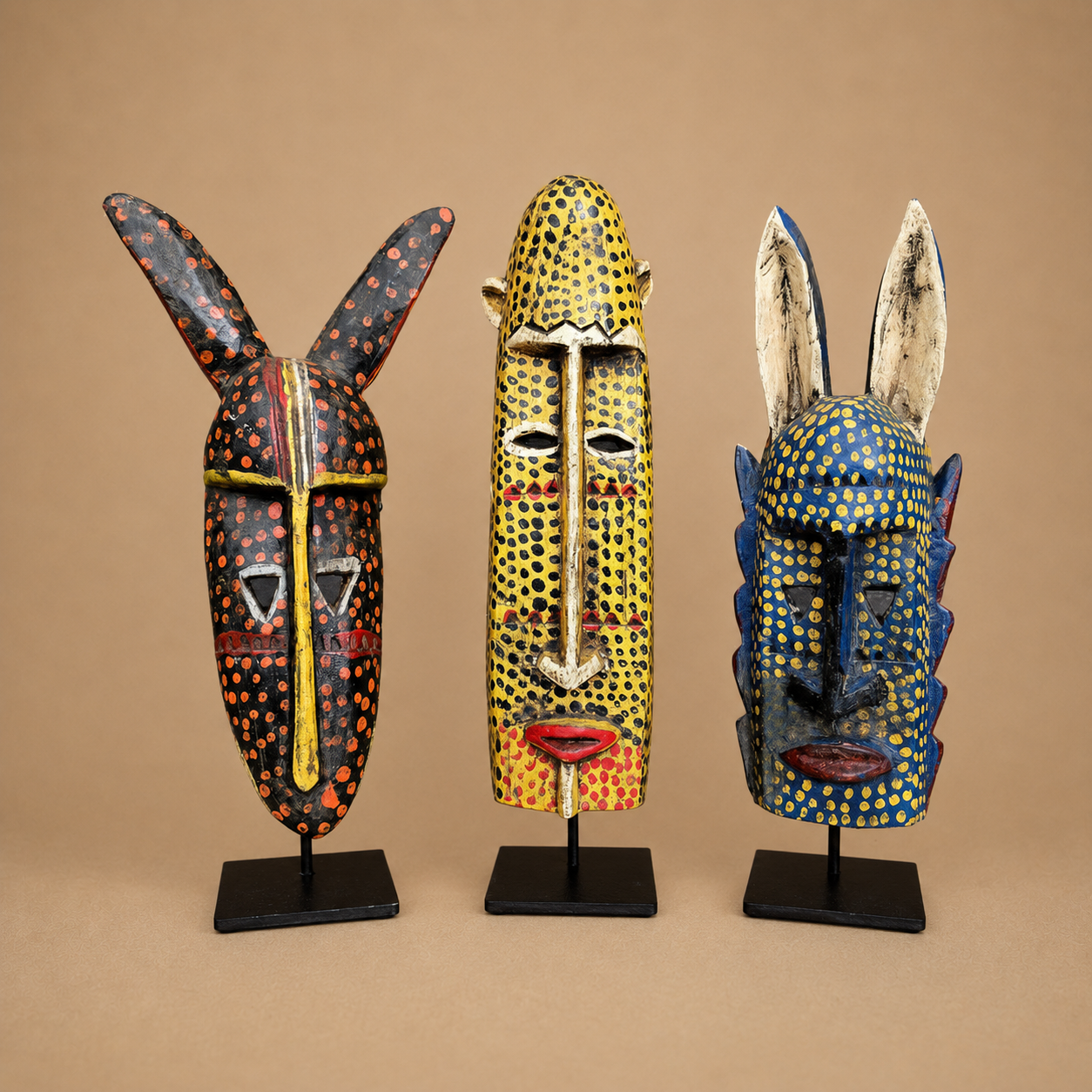 DOGON MASK (MALI) ZOOMORPHIC 28-32H
