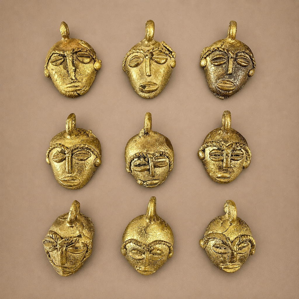 BAULE BRASS PENDANT (IVORY COAST) XS