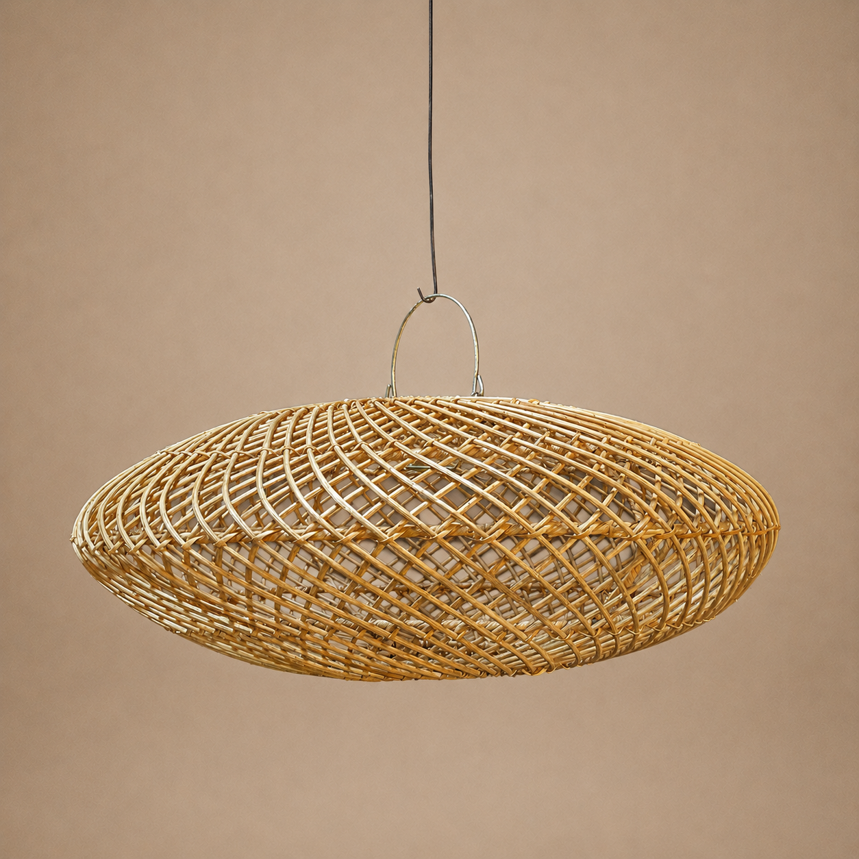 RATTAN LAMPSHADE (INDONESIA) UFO 50L 50W 25H NAT