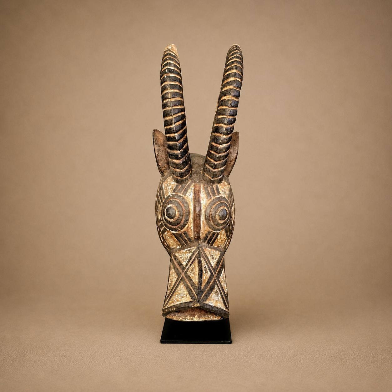 MOSSI ZOOMORPHIC MASK (BURKINA FASO) MED