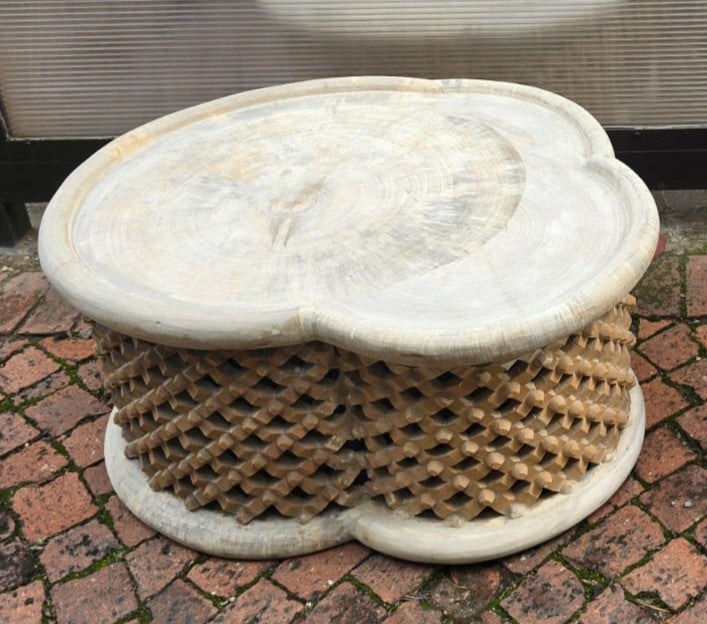 BAMILEKE SIDE-TABLE (CAMEROON) CUSTOM 98L 78W 43H NATURAL