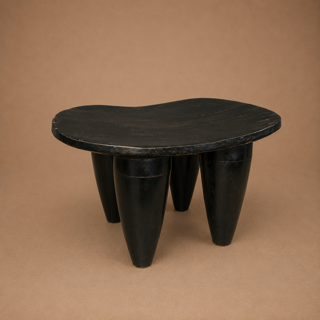 SENUFO STOOL/SIDE-TABLE (IVORY COAST) XS 42L 33W 28H