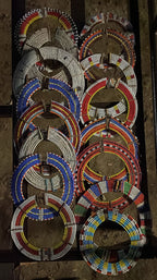 MAASAI BEAD COLLAR (KENYA) 18W 22H