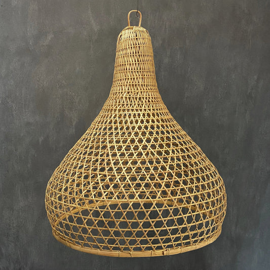 BAMBOO LAMPSHADE (INDONESIA) MINARET 65L 65W 85H NAT
