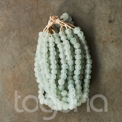 RECYCLED GLASS BEAD (GHANA) LRG OPAQUE