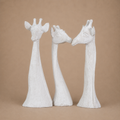 GIRAFFE HEAD (SWAZILAND) 40H WHITEWASH