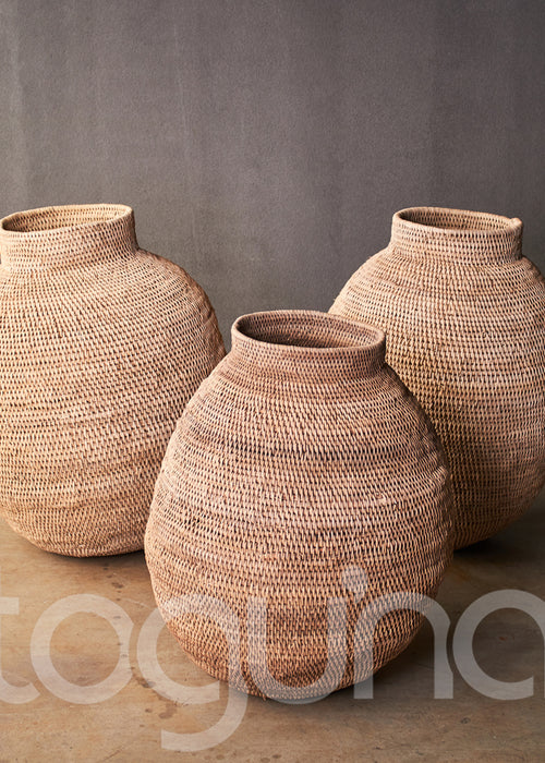 BUHERA BASKET (ZIMBABWE) CONTAINER 60-80H NATURAL