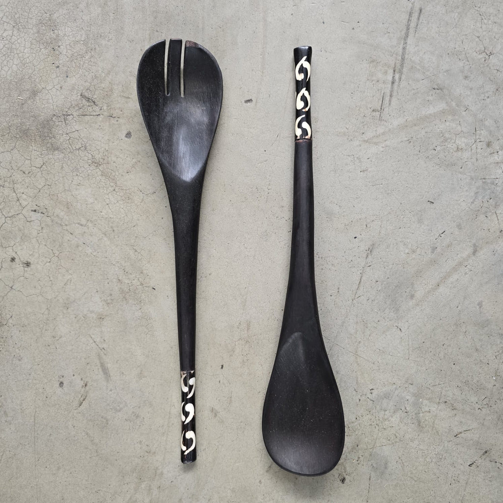 Salad Servers 36cm Special (Kenya) - African Curio at Togu'na
