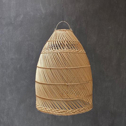 RATTAN LAMPSHADE (INDONESIA) GREEK 45L 45W 65H NAT