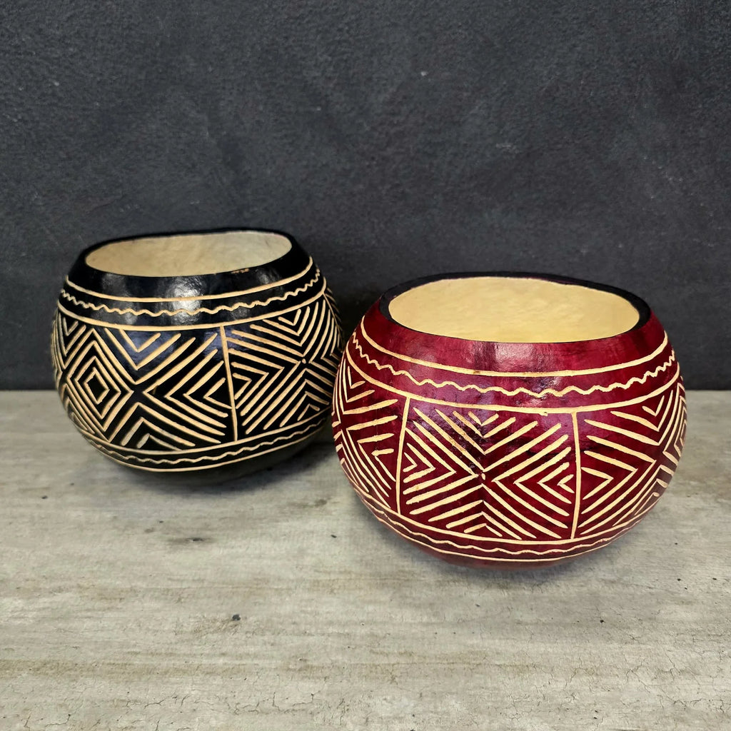 CALABASH ENGRAVED (KENYA) BOWL 20D