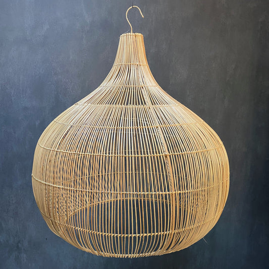 RATTAN LAMPSHADE (INDONESIA) MINARET 90L 90W 95H NAT