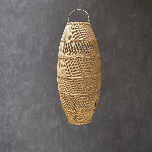 RATTAN LAMPSHADE (INDONESIA) SPUTNIK 30L 30W 70H NAT