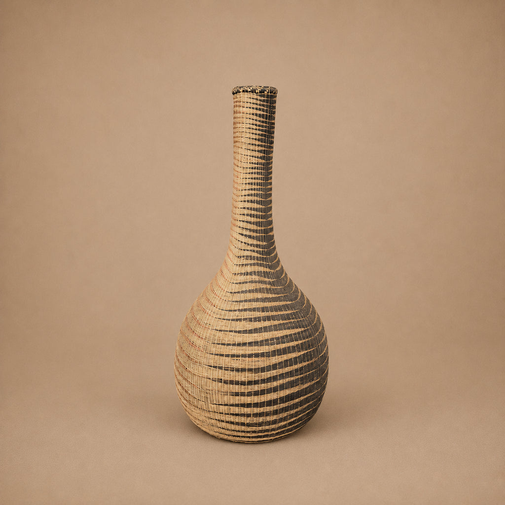 Tutsi Vessel Basket (Rwanda) 70-80H - African Curio at Togu'na