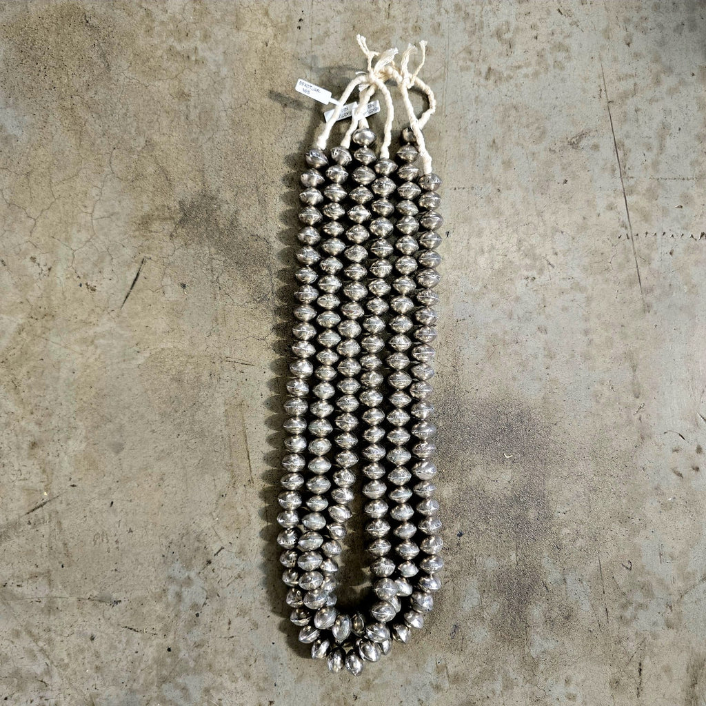 TUAREG NICKEL BEAD (NIGER) BICONE SML